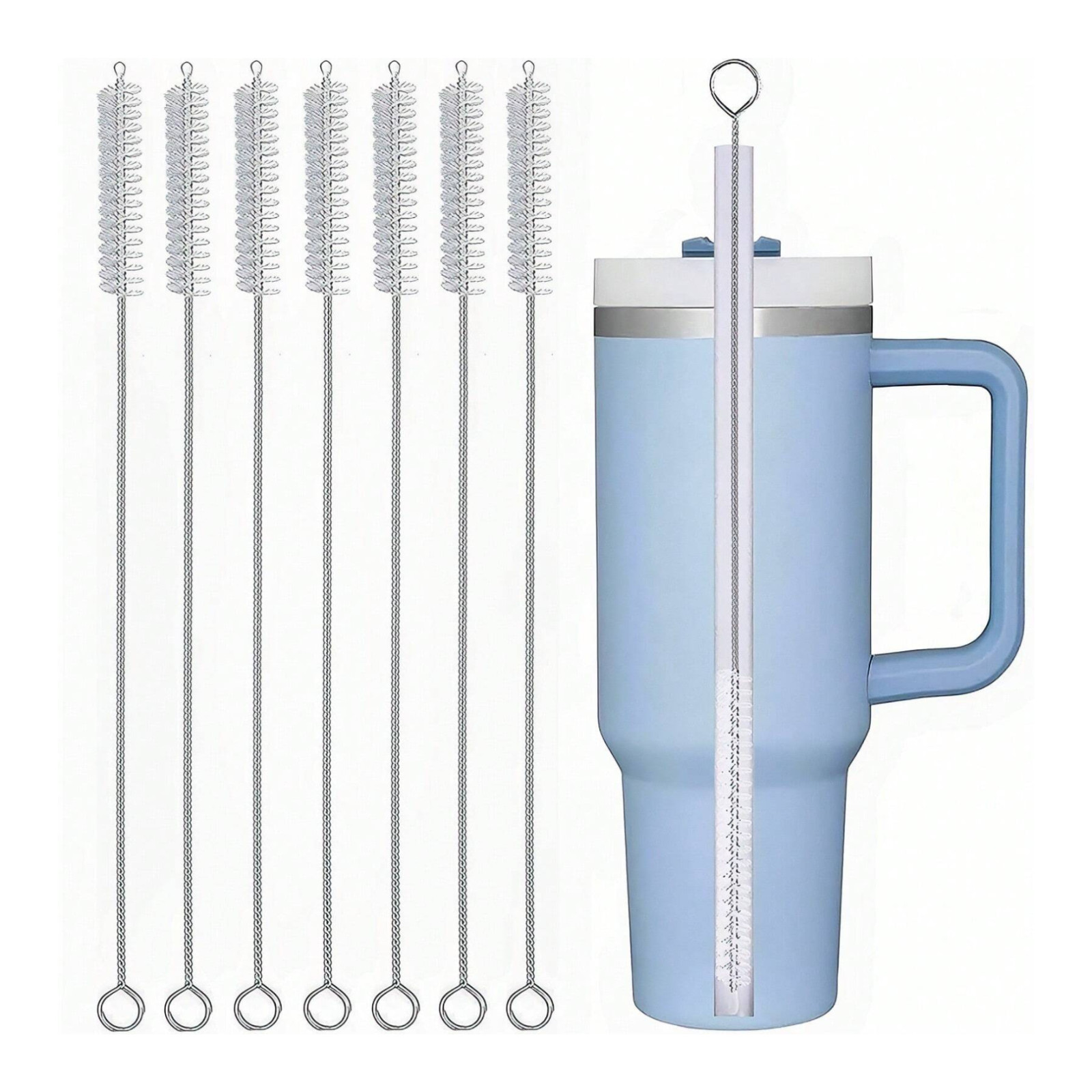 Straw Cleaning Brush Nylon Bottle Cleaner Baby Milk Tube Pipe Drinking Scrubber