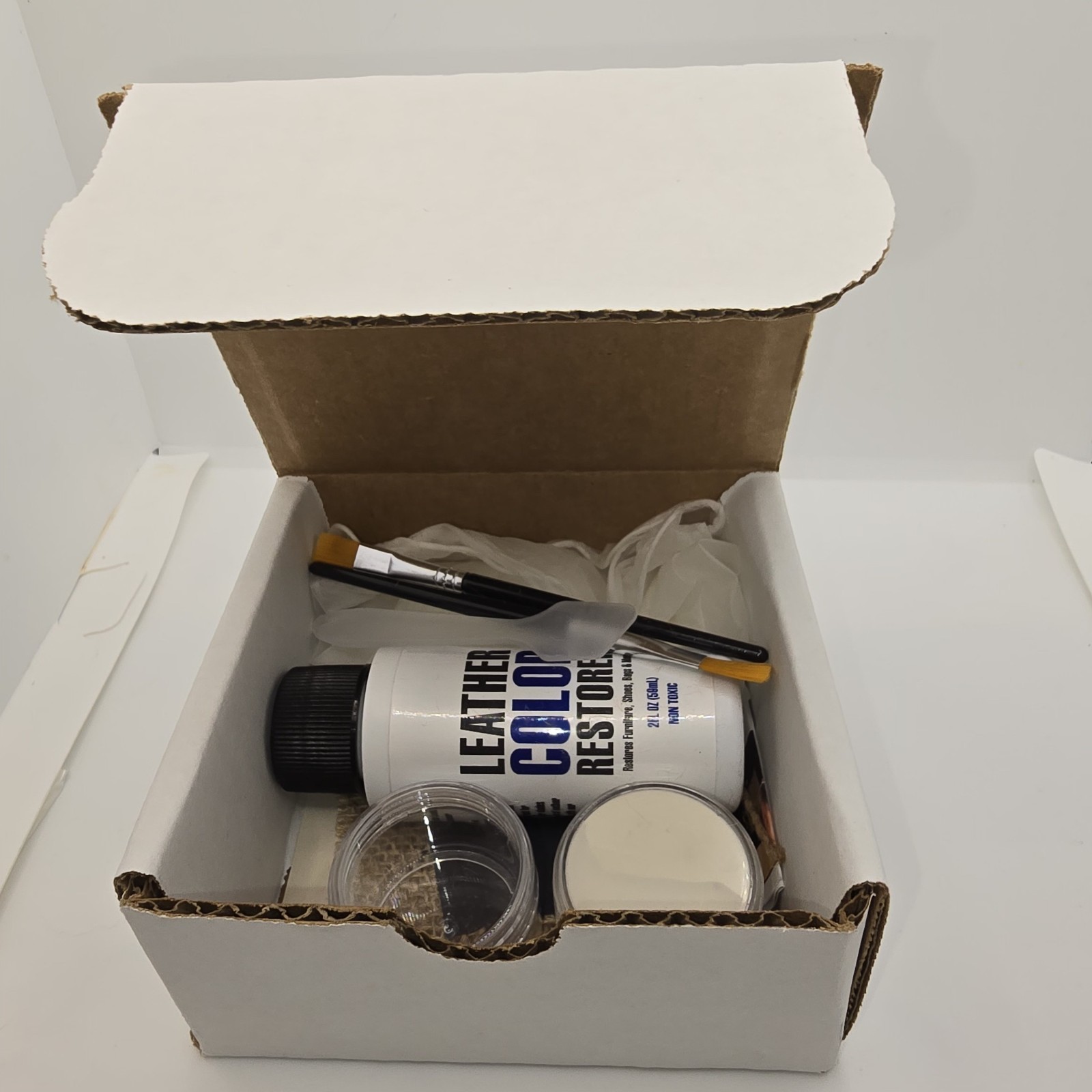 Leather Hero Brown Furniture Repair Kit Complete Set- Cracks Peeling Scuffs