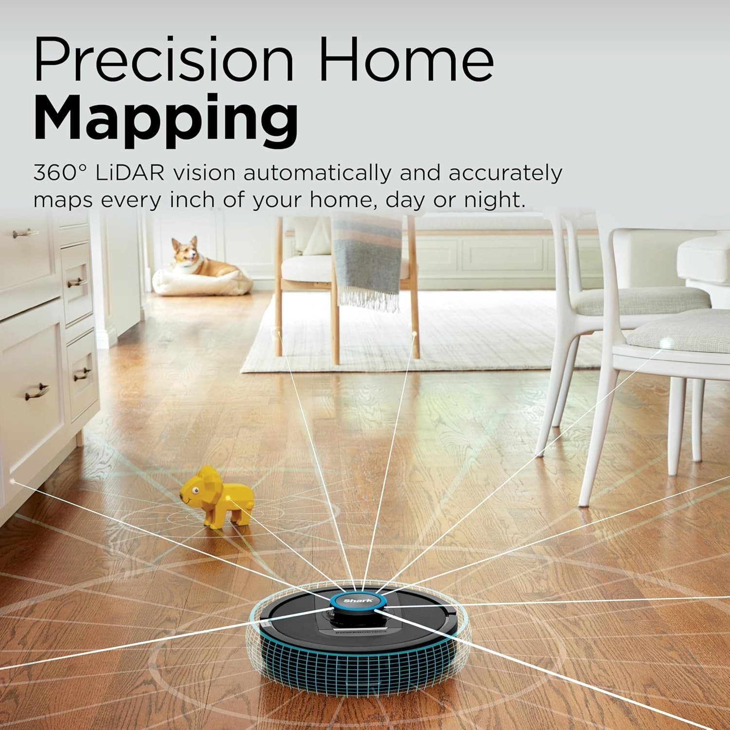 Shark AV2820S PowerDetect Self-Empty Robot Vacuum NeverStuck Technology