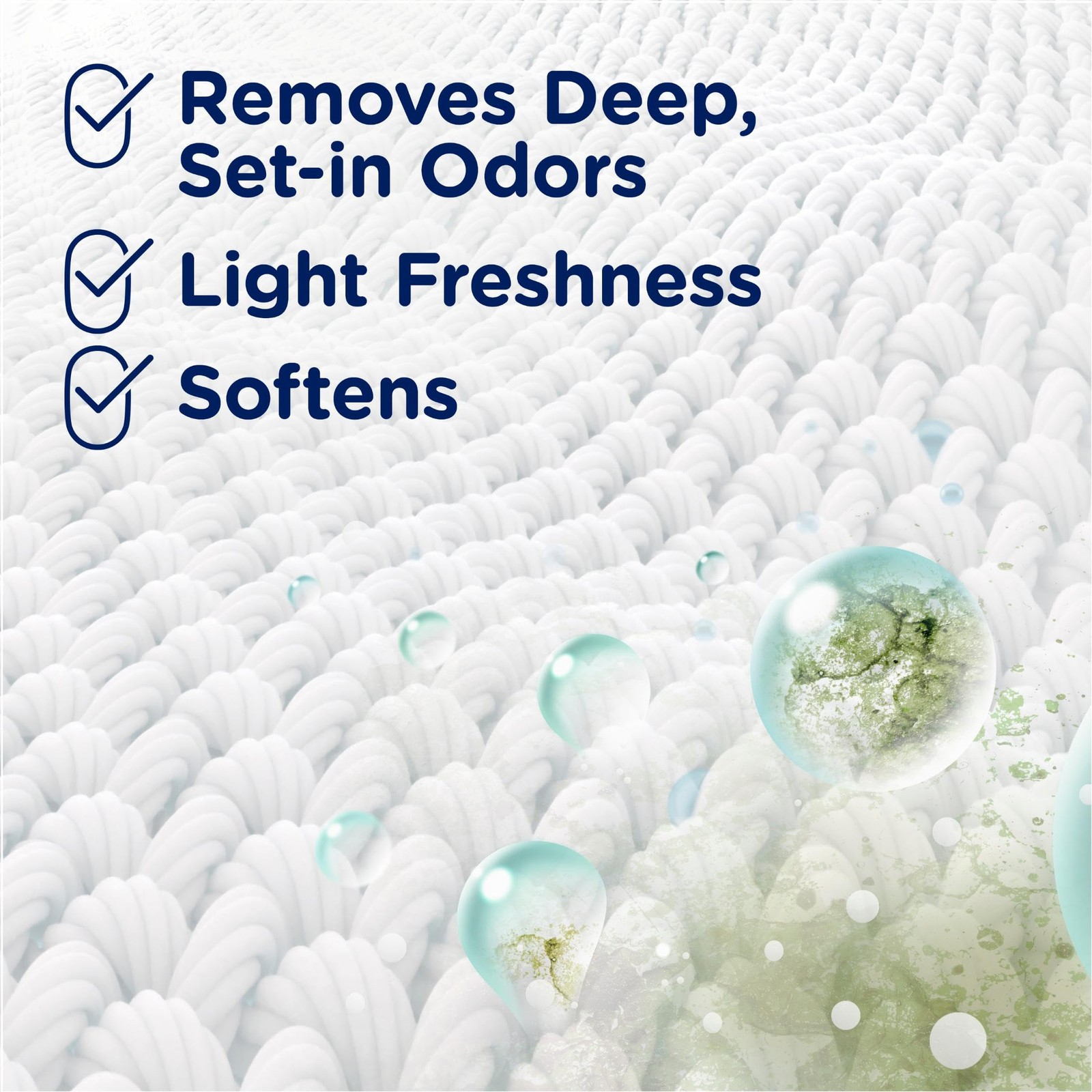 Downy Rinse Laundry Odor Remover, Cool Cotton Scent, 48 48 Fl Oz (Pack of 1)