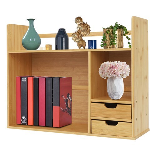 Small Bookshelf for Students on Their Desks Minimalist Office Desk Bookshelf NEW