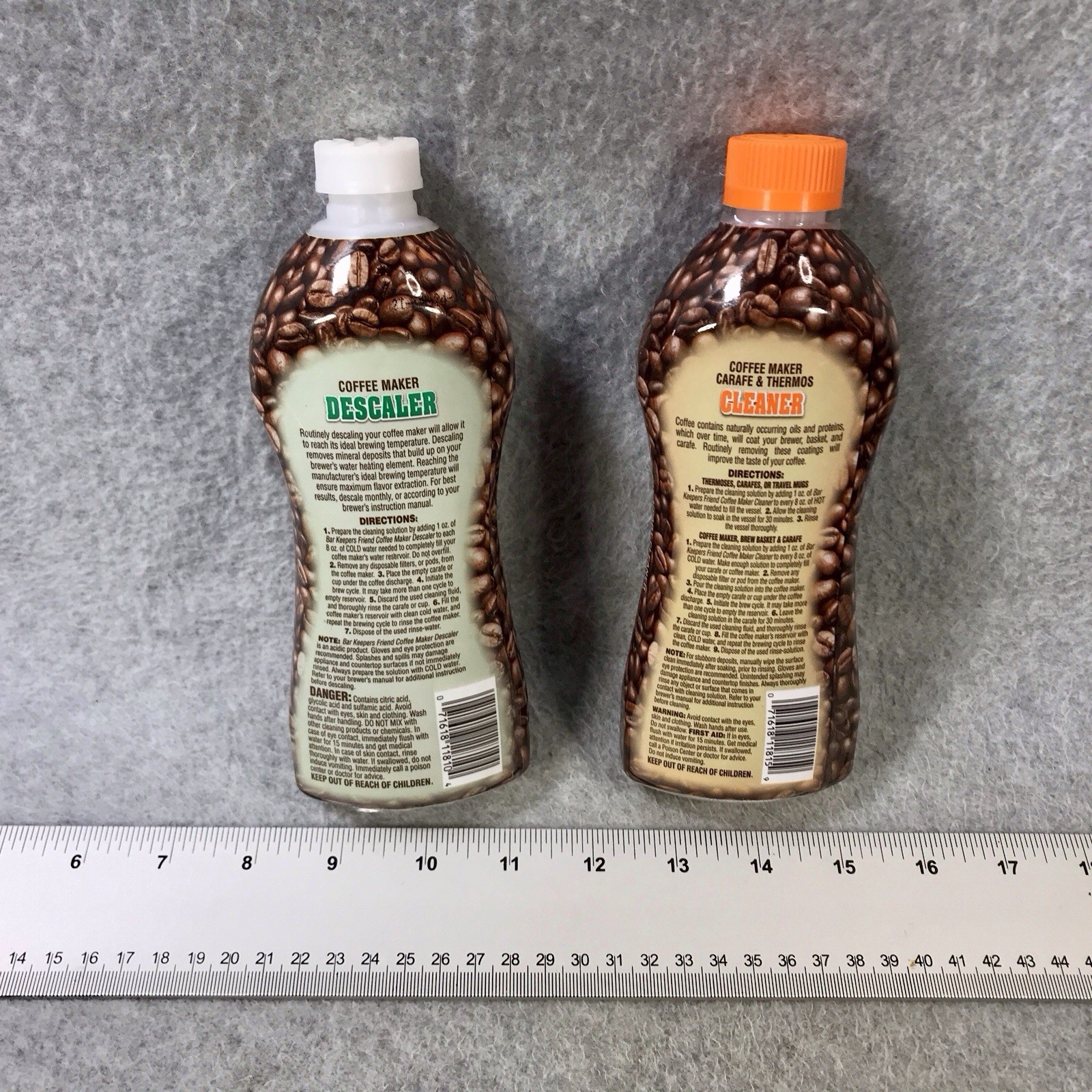 2-Set Bar Keepers Friend Coffee Maker Thermos Cleaner Descaler Concentrates 12oz
