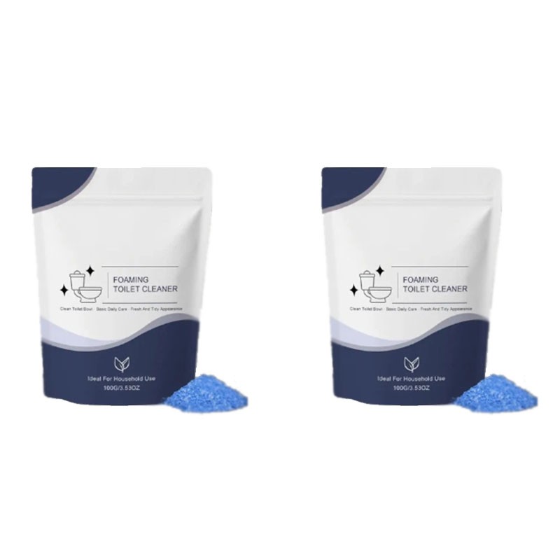 2PACK Restorabowl Foaming Cleaning Powder Fresh Scent Fast Dissolving Daily Care