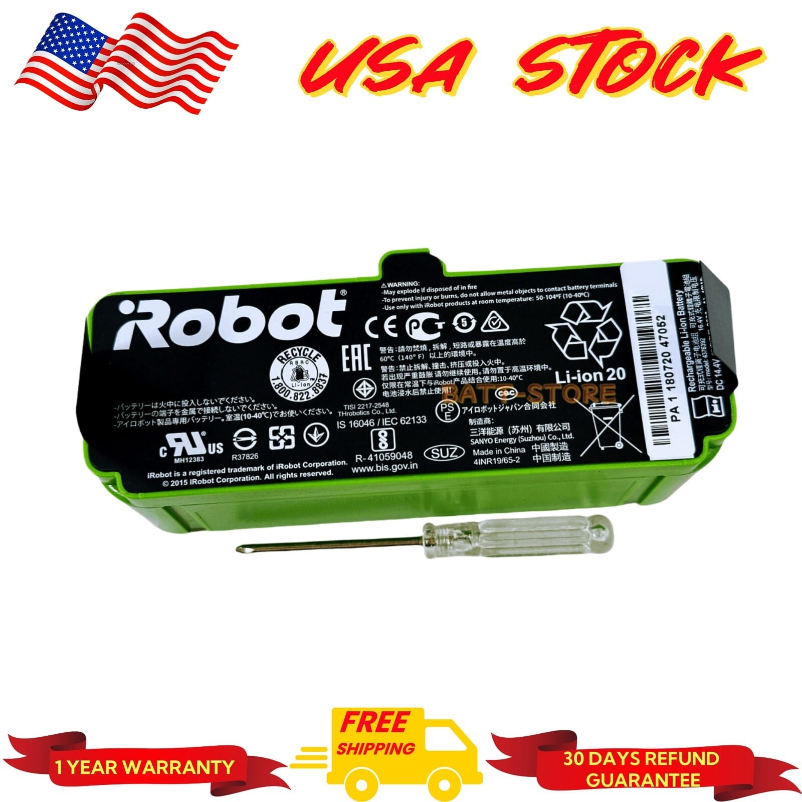 ORIGINAL 4376392 Battery For iRobot Roomba 600 800 900 694 860 890 960 970 980