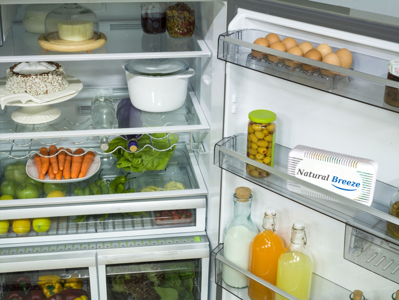 Odor Absorber & Deodorizer for Refrigerator & Freezer – 4 Pack –