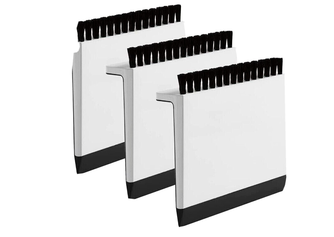 3 Pack Multipurpose Kitchen Sink Squeegee Cleaner and Countertop Brush Wiper