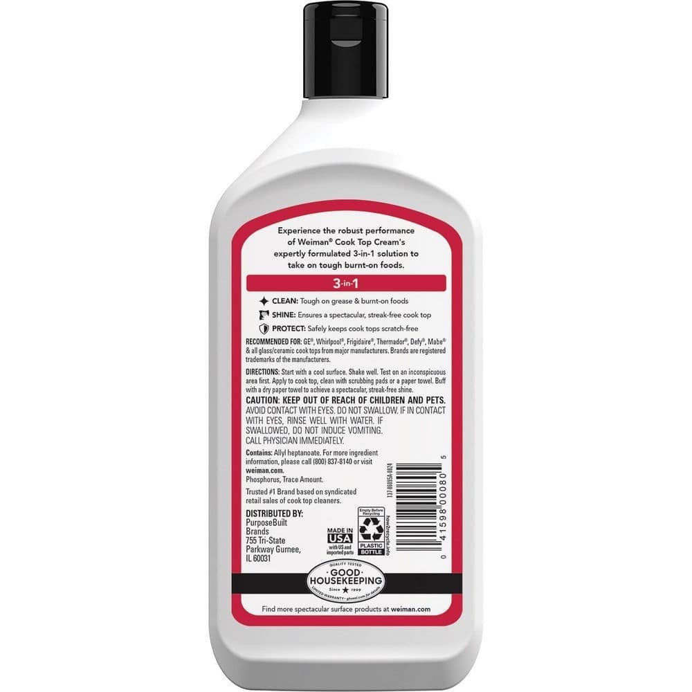 Weiman 20 oz. Glass Cook Top Cleaner and Polish (3-Pack)