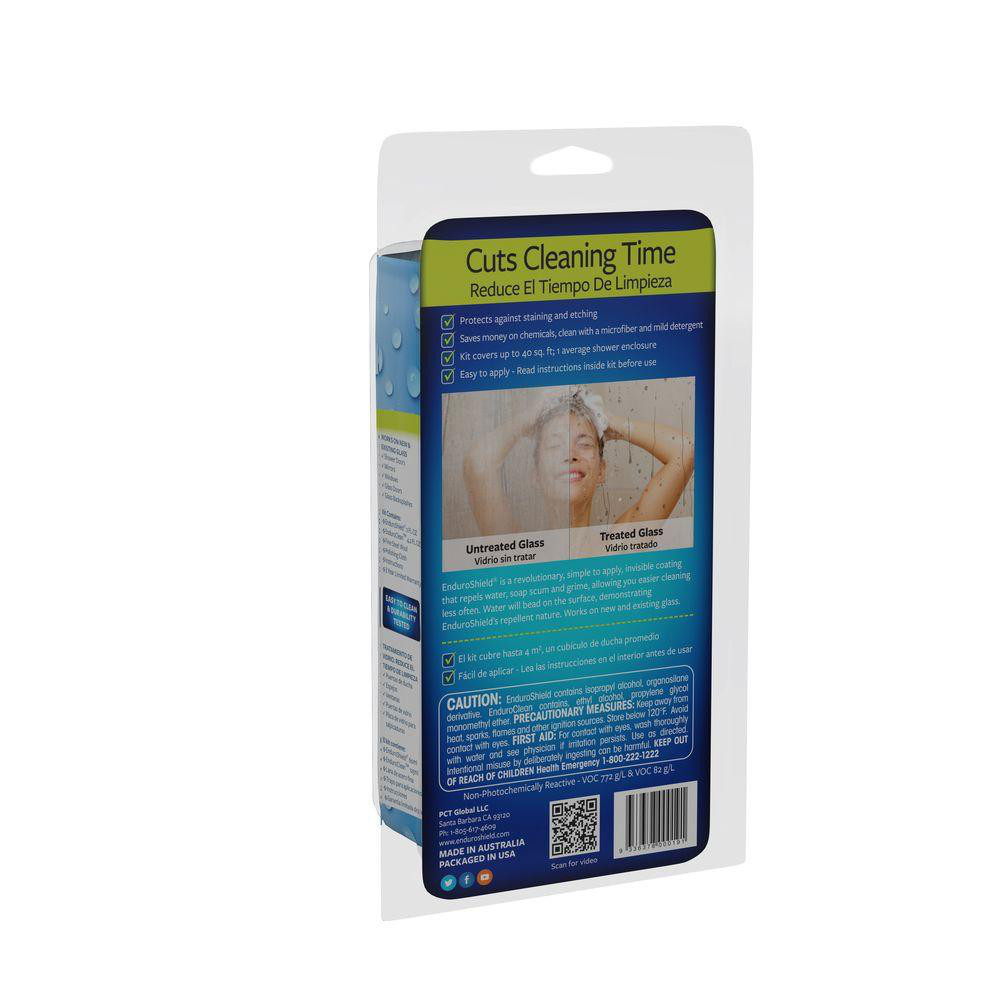 Glass Treatment Kit With 2 Oz. Coating And 4.2 Oz. Cleaner For Glass Showers