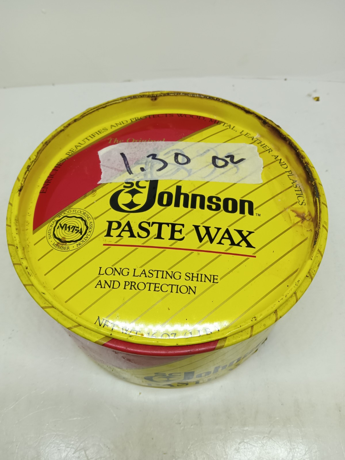 SC Johnson Paste Wax The Original Formula, 16 oz (1 lb) Discontinued NEW