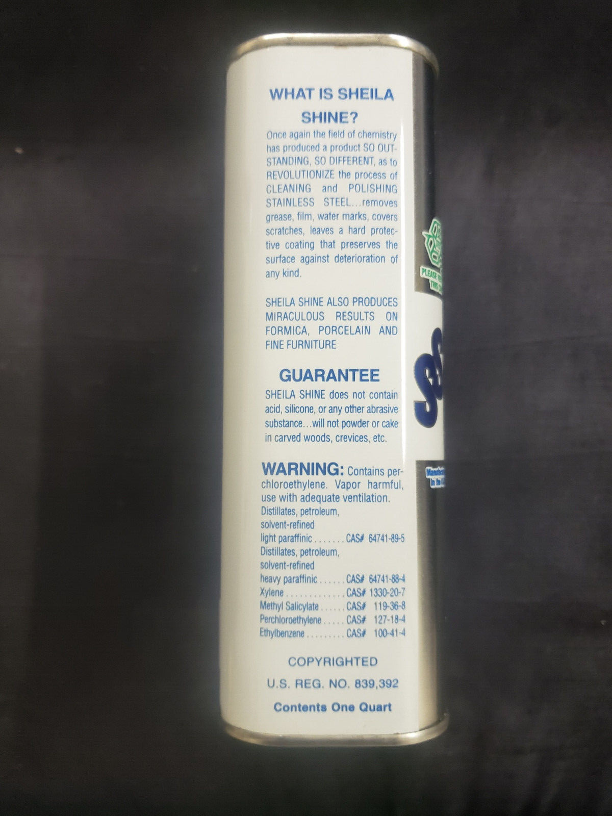 The original Sheila Shine Stainless Steel Cleaner and Polish