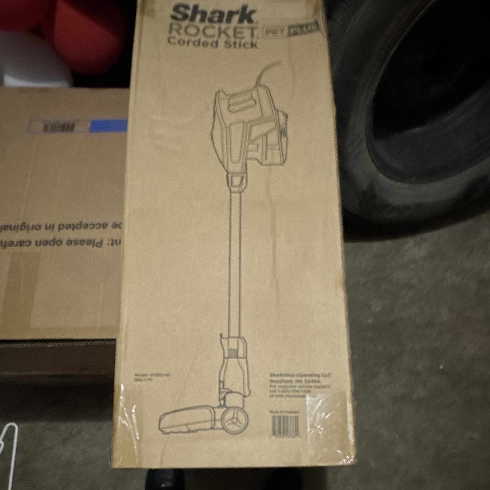 Shark Rocket Pet Plus Corded Stick Vacuum Pet Hair Removal HV322