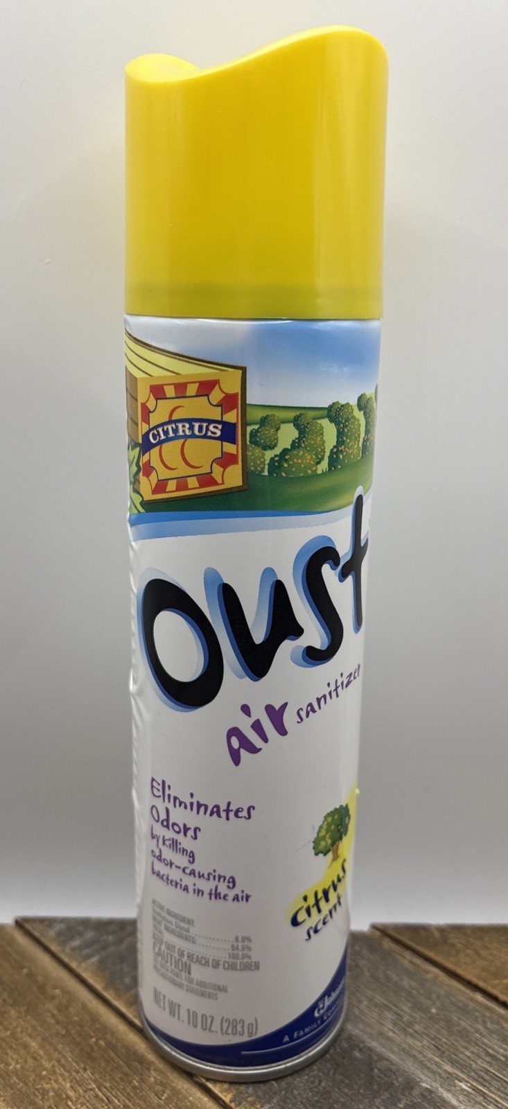 OUST Air Sanitizer Discontinued Citrus Scent Spray 10 Oz Eliminate Odors *NOS￼