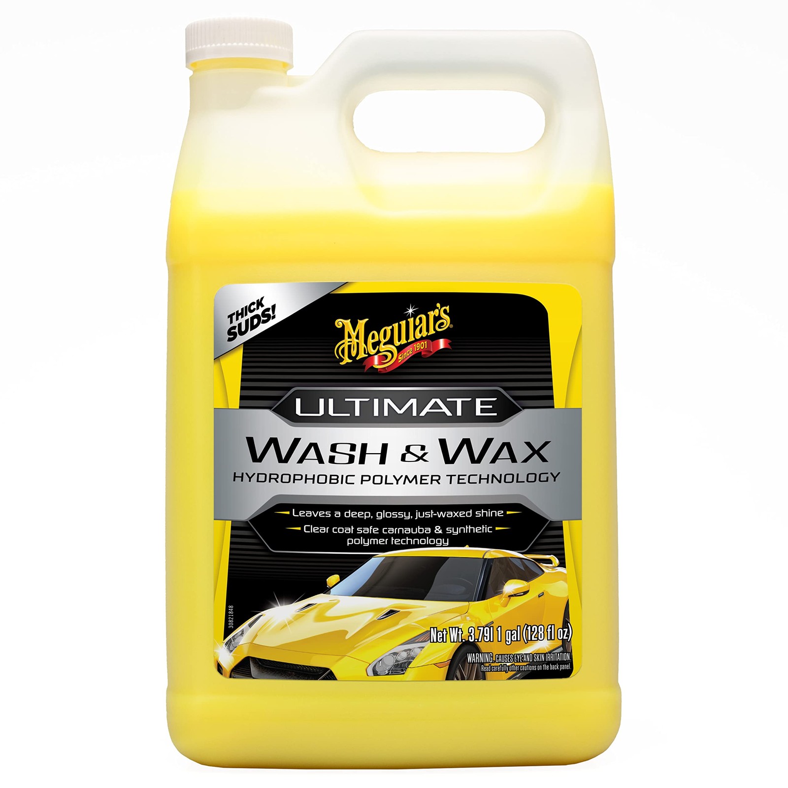 meguiar’s Ultimate Wash and Wax Car Wash Soap and Wax Cleans & Shines 1 Gallon