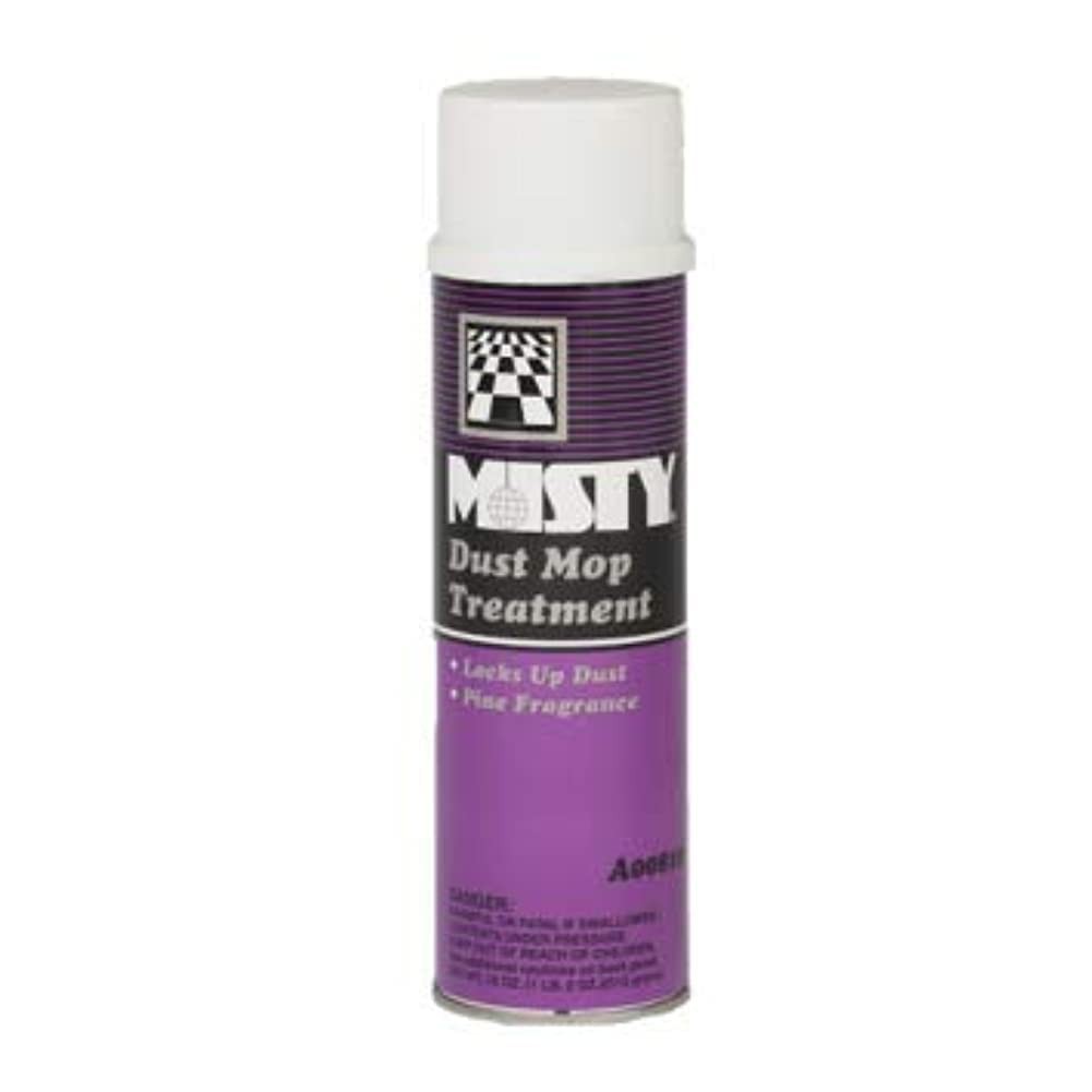 MISTY Dust Mop Treatment Spray – 18 oz (Case of 12) 1003402 – Janitorial Grade,
