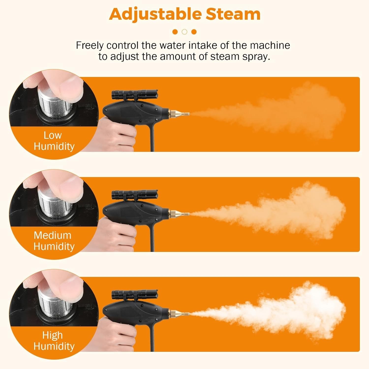 High Pressure Handheld Steam Cleaner Cleaning Car Steamer for Auto Detailing Por