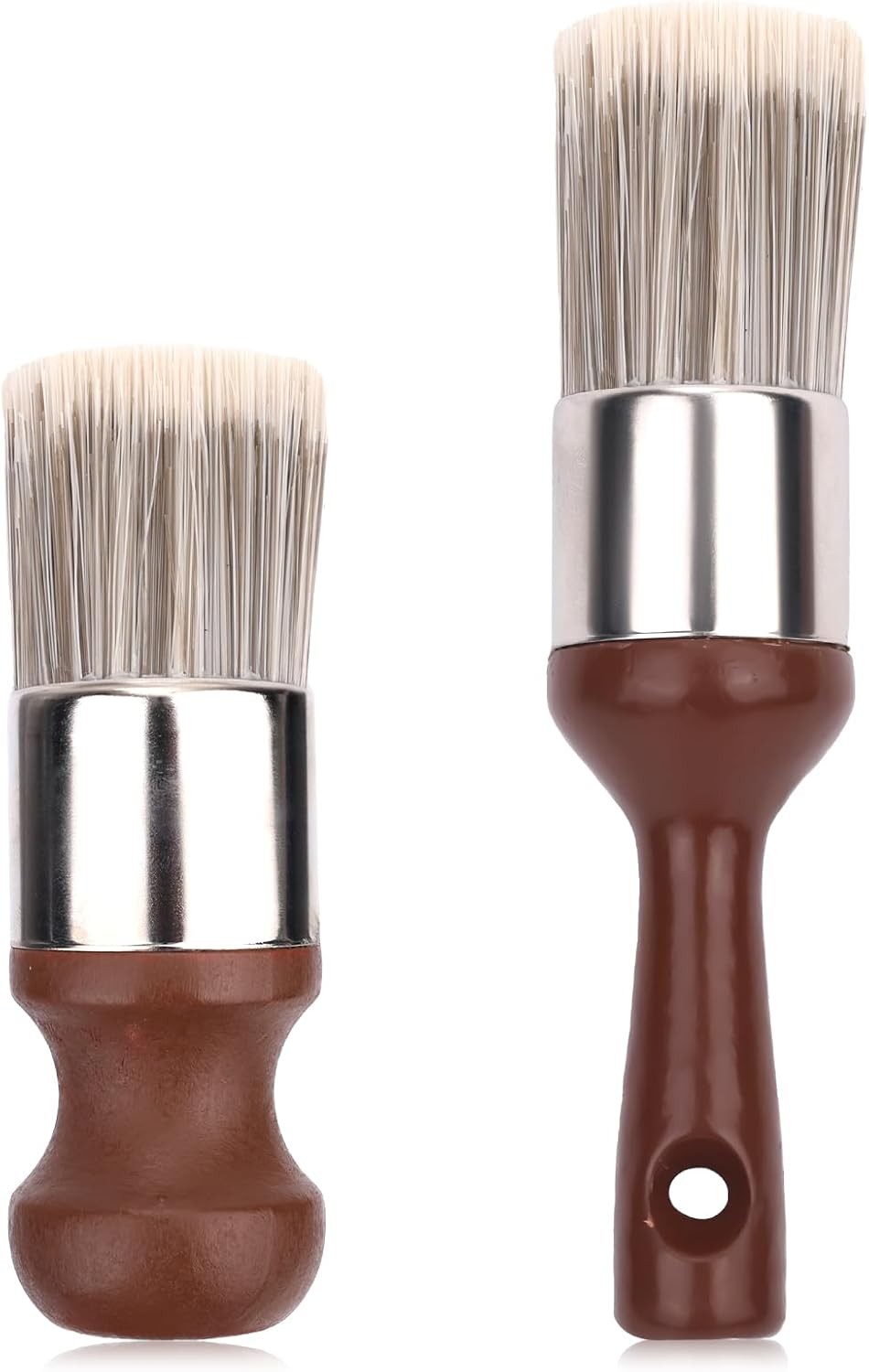 2Pcs Leather Furniture Salve Brush, 2 Styles Ergonomic Leather Furniture Cleanin