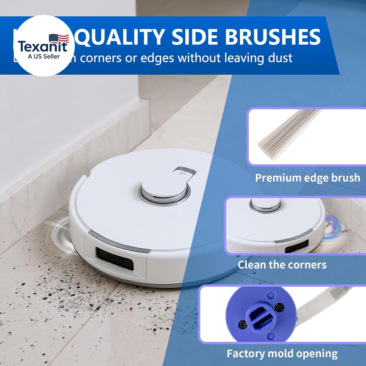 20 Pcs Replacement Vacuum Accessories Kit Compatible with Narwal Freo Pro Robot