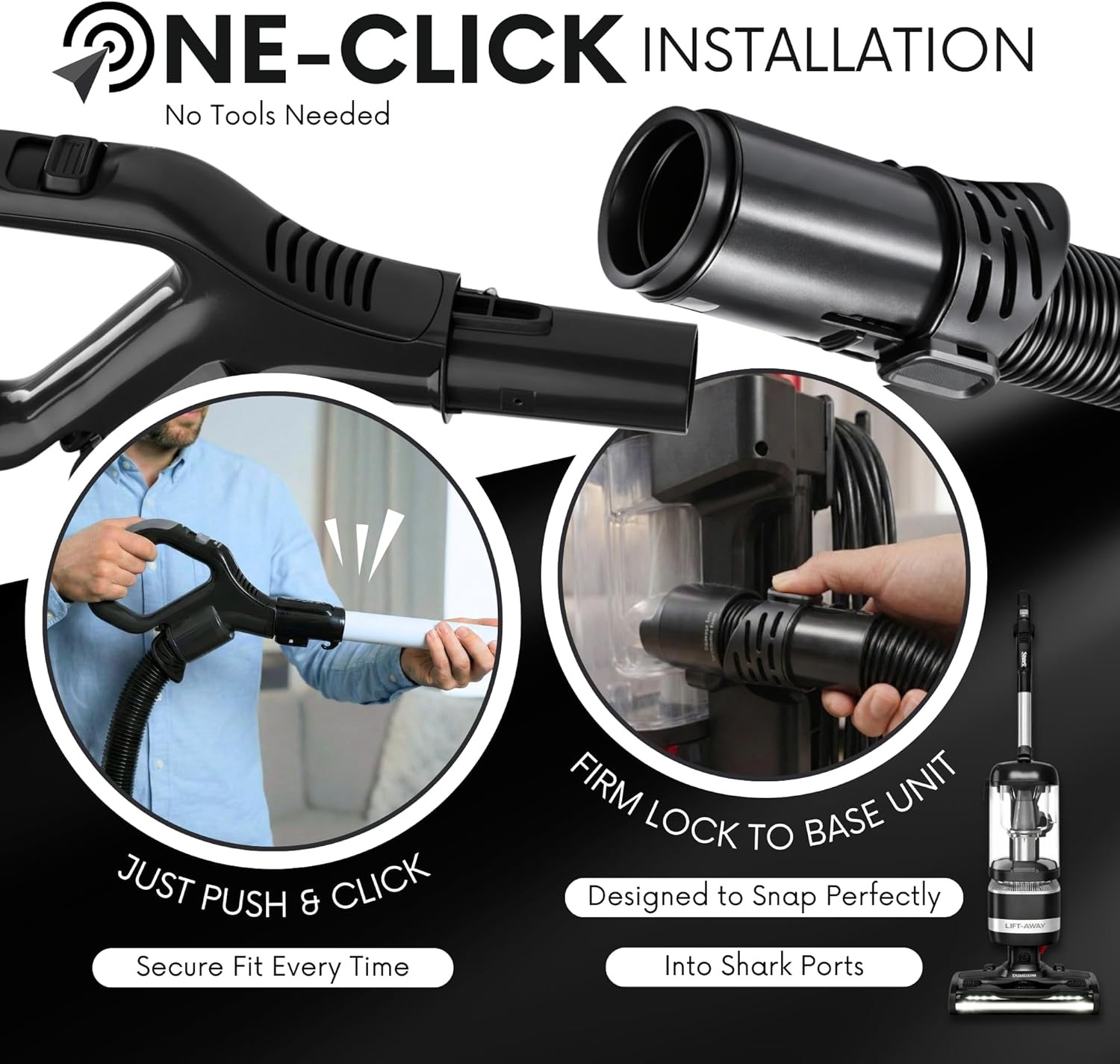 Replacement Hose Handle for Shark Vacuums Only For Models LA502 LA322 LA300