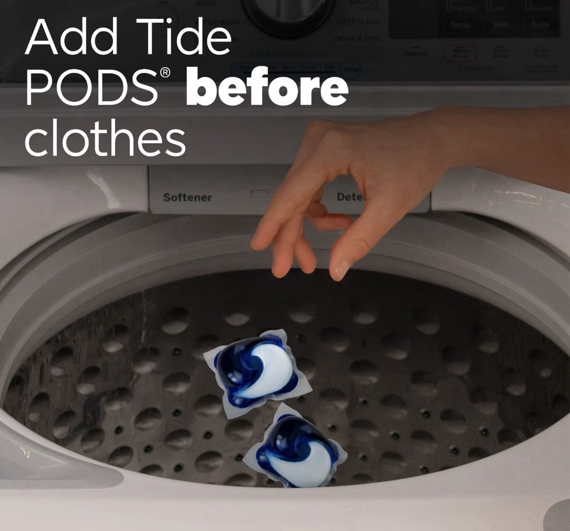 New Tide PODS Liquid Laundry Detergent Pacs, Original Scent, 112 Count