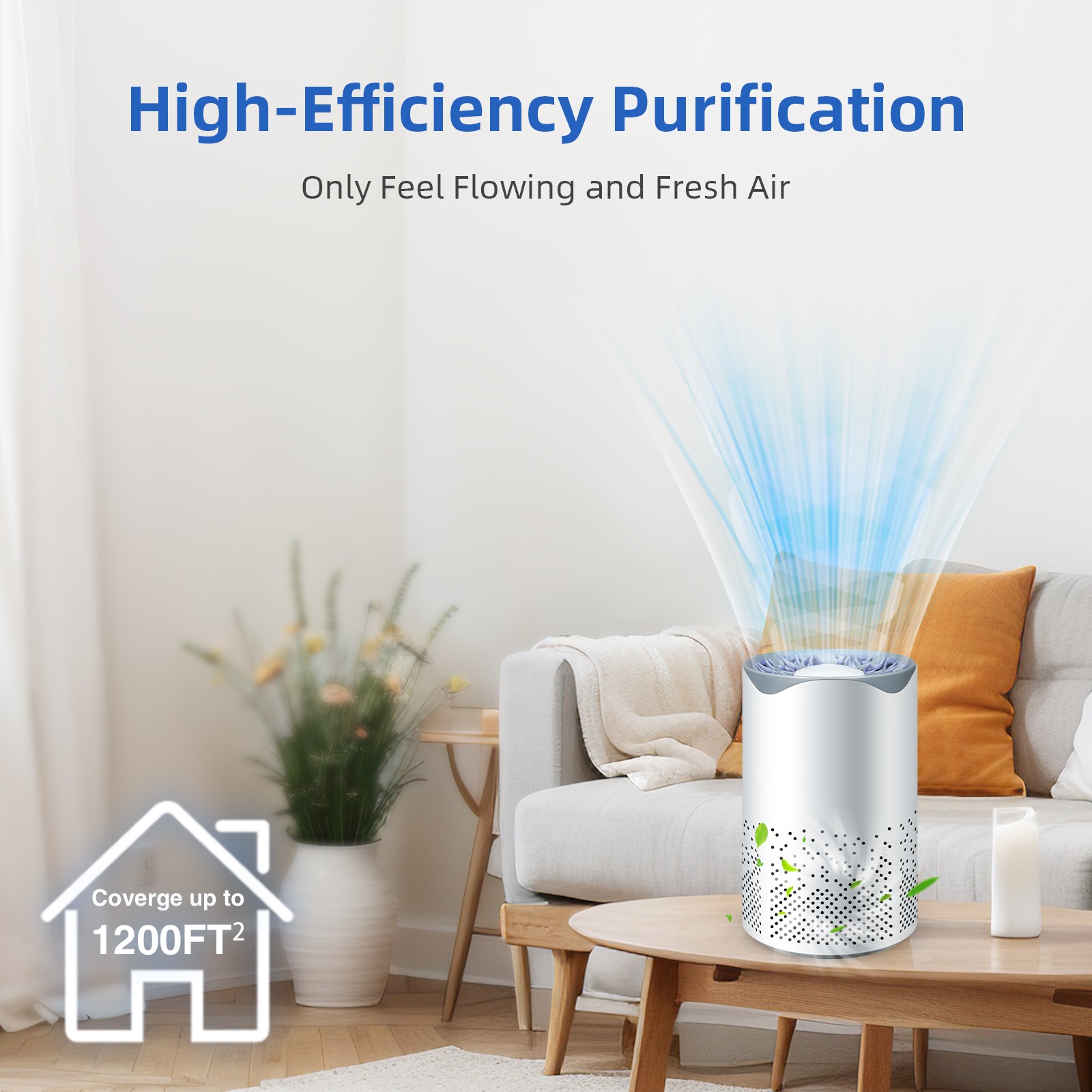 Select 1: Plug-In Home Air Purifier Basic or HEPA & Activated Carbon Filter