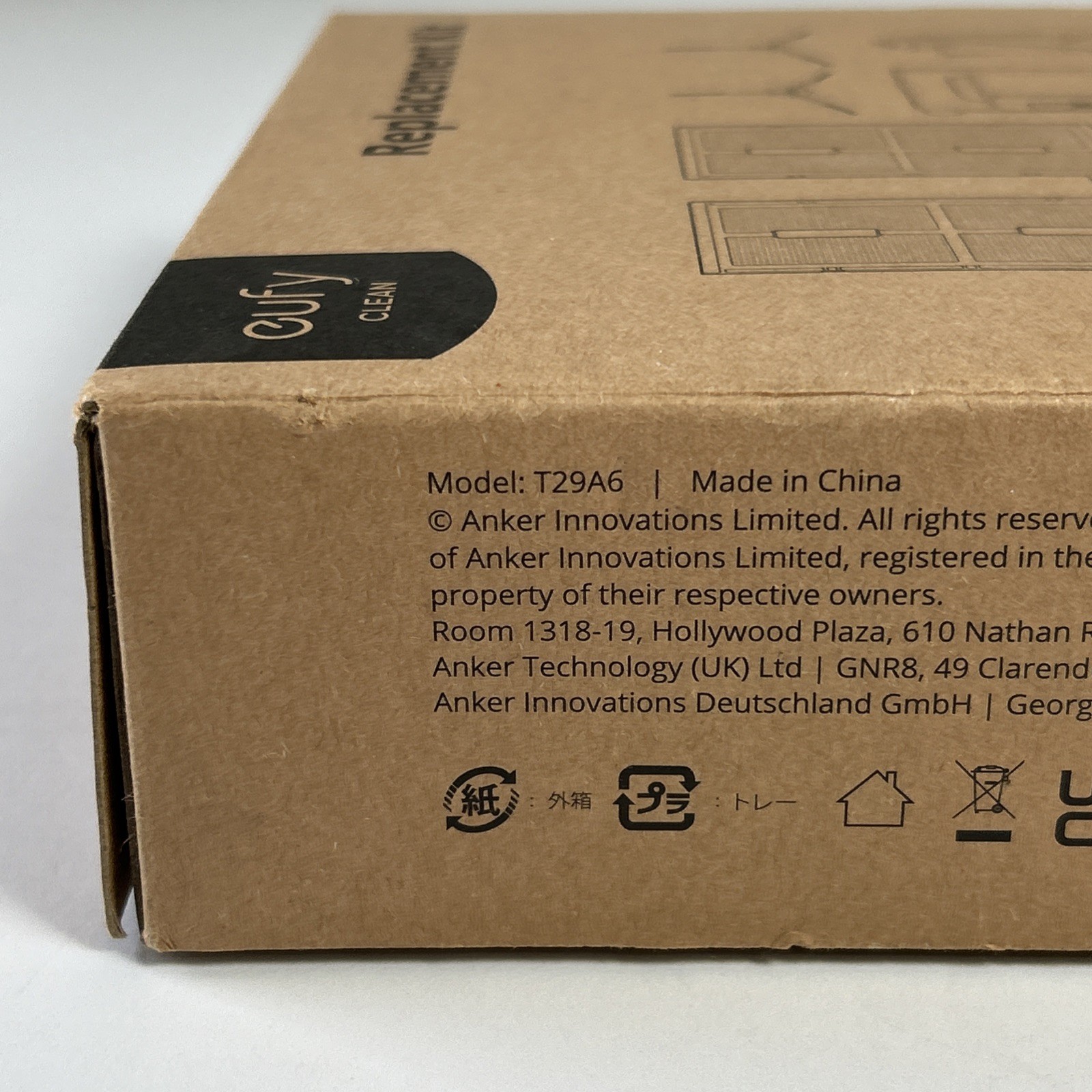 Eufy Clean X8 Pro Series Robot Vacuum Replacement Kit Genuine Parts T29A6 Anker