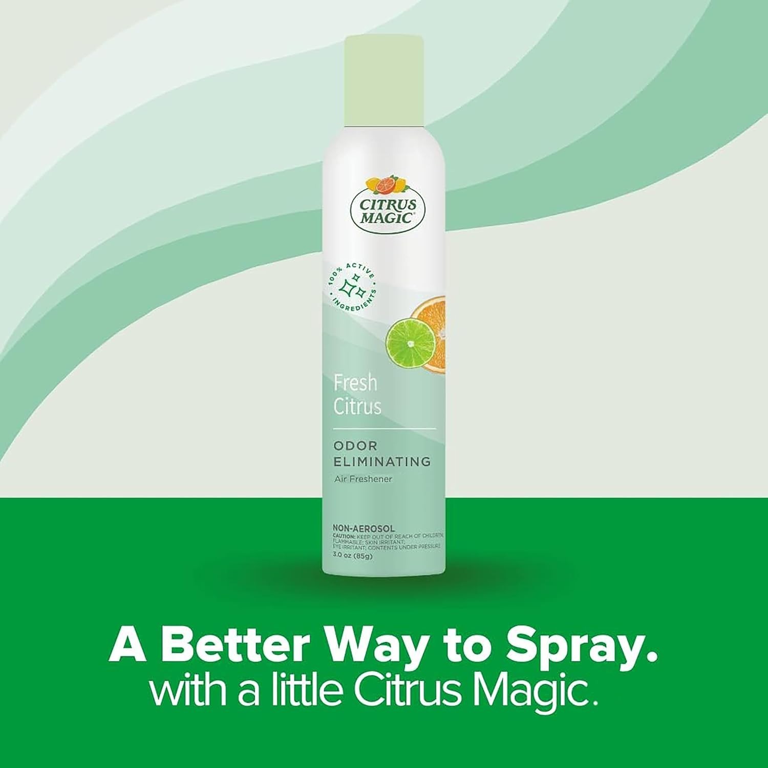 Citrus Magic Freshener Odor Eliminating Air Freshener Spray, 3 Ounce (Pack of 3)