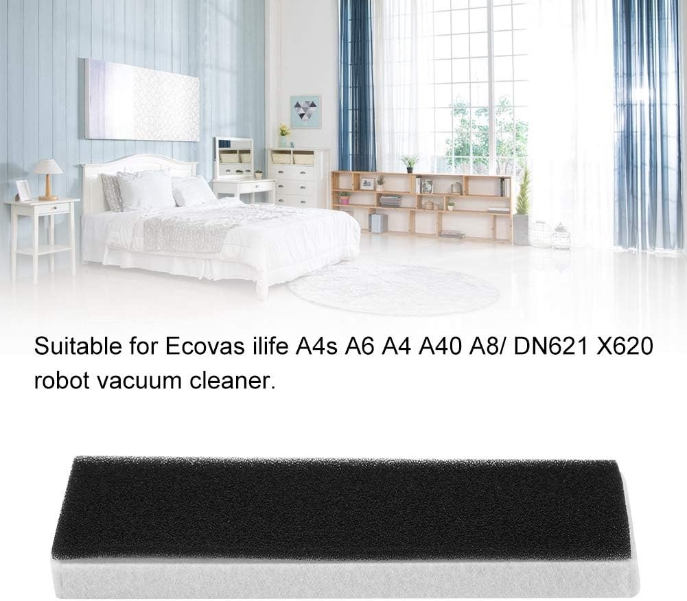 5 PCS Robot Vacuum Replacement Filter for Ecovas A4s A6 A4 A40 A8 DN621 X620