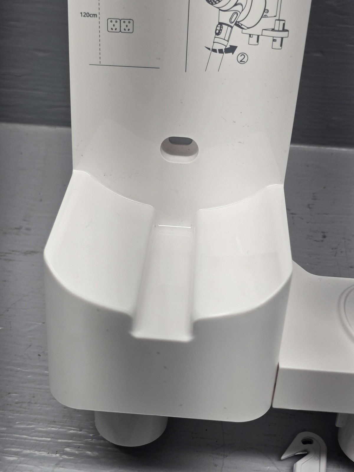 Tineco Wall Mount Docking Station Pure One S11 Vacuum Holder White W Brush READ