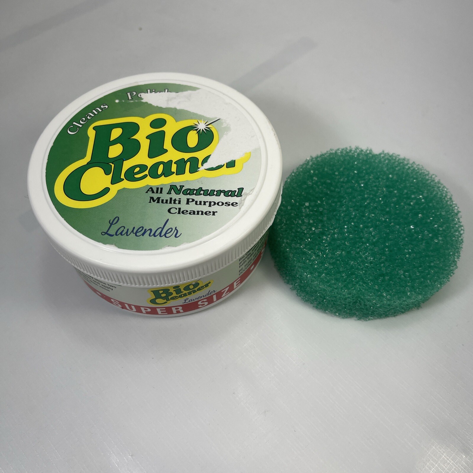 Bio Cleaner Natural Multi-Purpose Cleaner 17.5 oz Super Size LAVENDER W/ Sponge