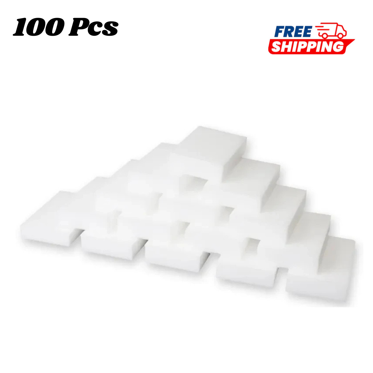 Lot 100pcs Magic Sponge Eraser Melamine Washing Thick Cleaning Foam Home Tool