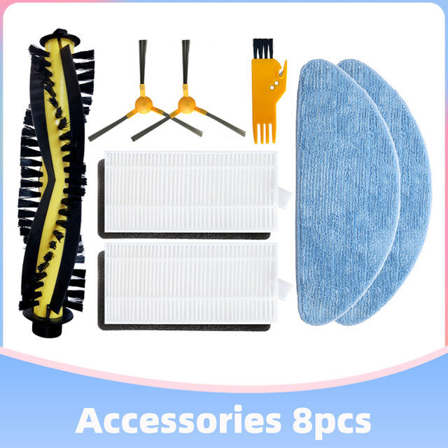 Spare Parts For Tesvor Vacuum Cleaner M1 X500 S6 X500 Pro S4 Brushes Filter Kits