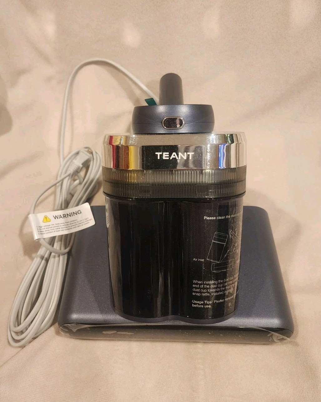 TEANT Mattress Vacuum Cleaner MV-BLUE UV Bed Dust Mite Remover 400W Handheld