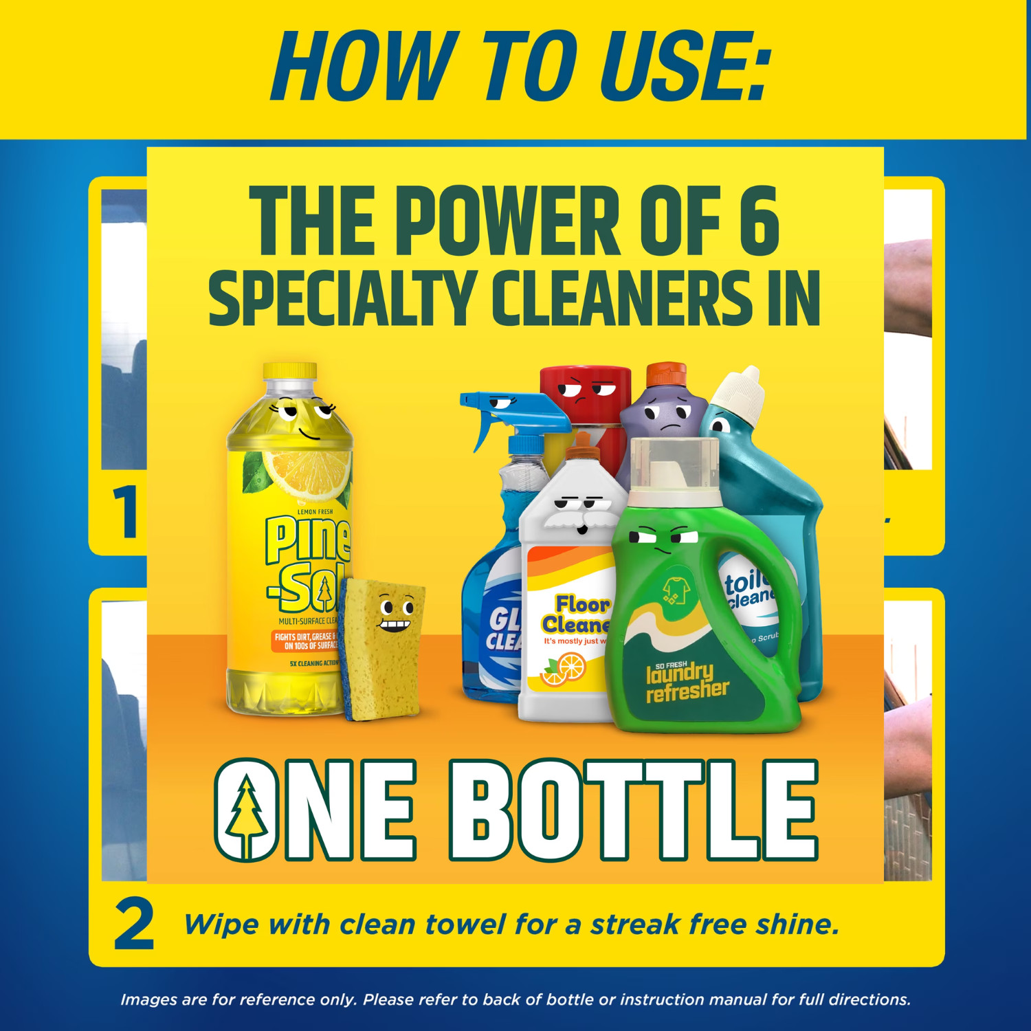 (2 Pack) Pine-Sol Multi-Surface Cleaner Lemon Fresh, 80 fl oz Floor Cleaner