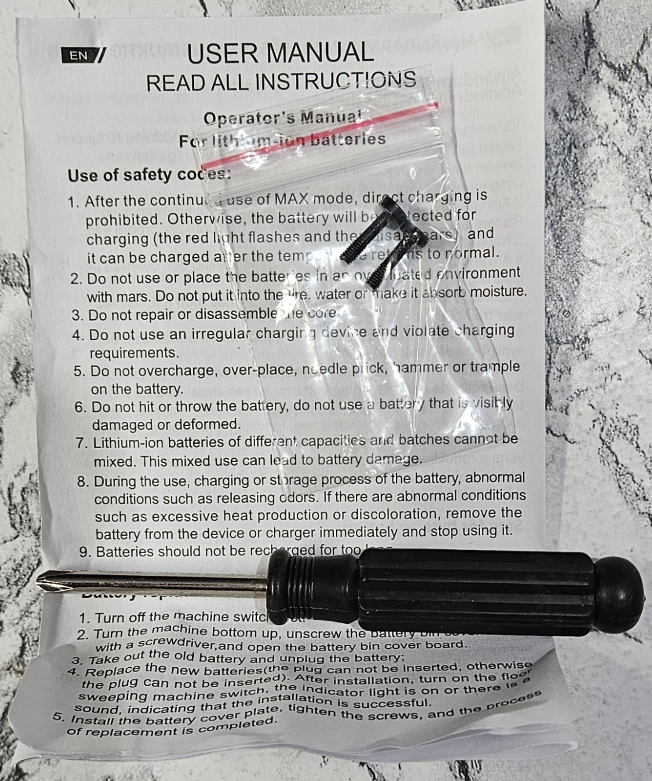 TREE.NB 5.2Ah Replacement for iRobot Roomba S9 9150 Battery ABL B Replacement