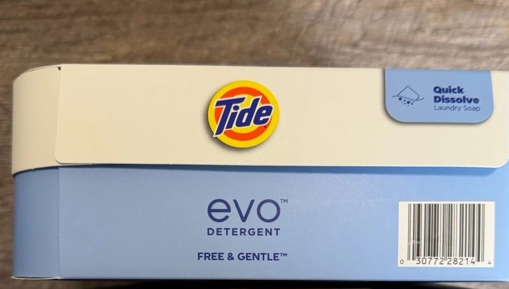 Tide Evo Laundry Detergent Free Gentle Hypoallergenic Sensitive Skin, 42 Tiles