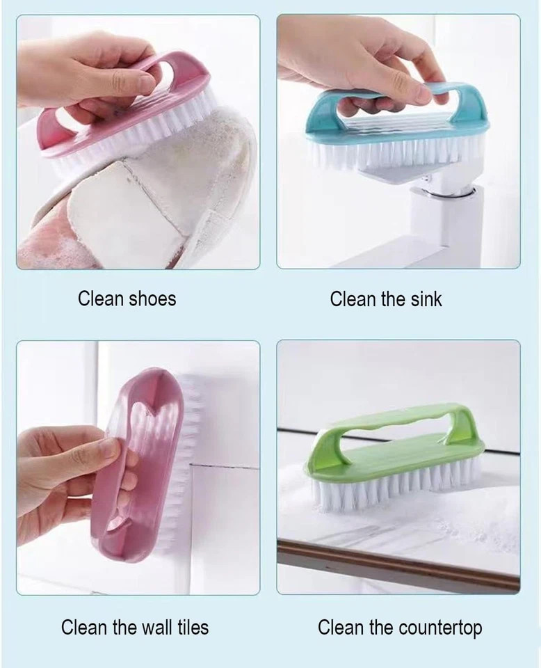 Scrub Brush for Cleaning-3 Pack Scrubbing Brushes Heavy Duty Multi-Purpose House