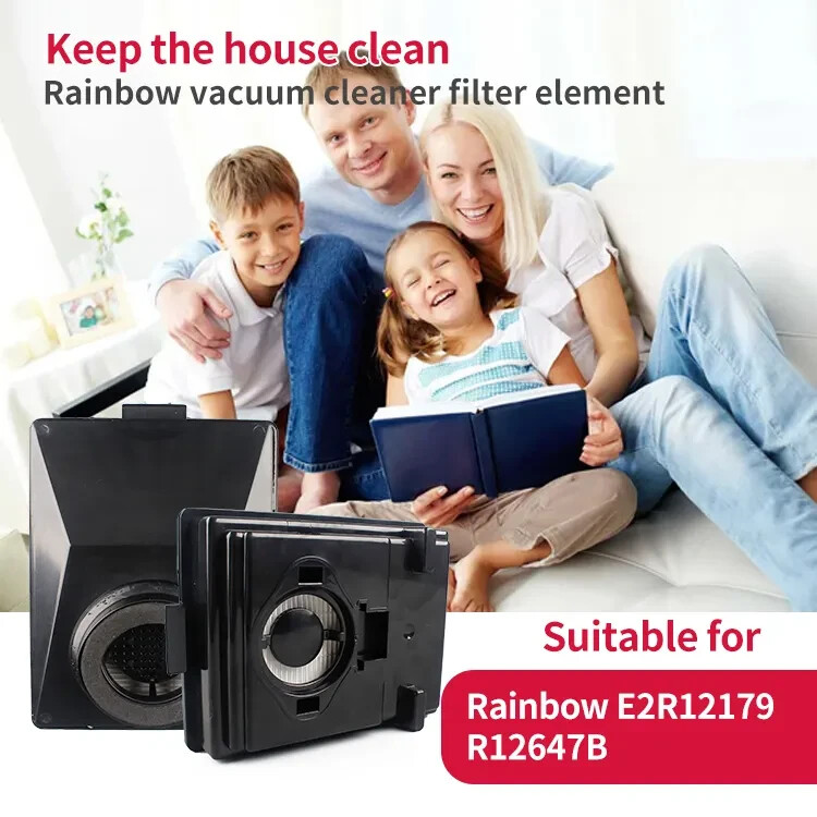 Hepa Filter for Rainbow Vacuum Cleaner E2 TYPE 12 Replaces R12179 Oval Hole