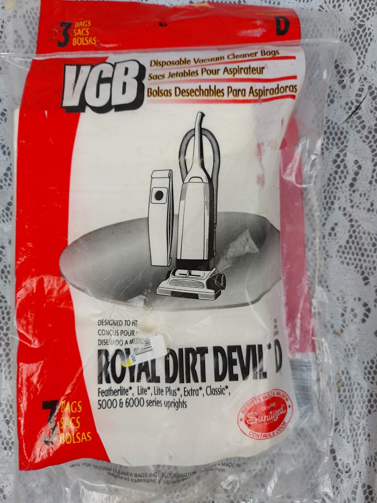 Royal Dirt Devil Type D Vacuum Bags 3 Featherlite Lite Extra 5000 6000 Classic