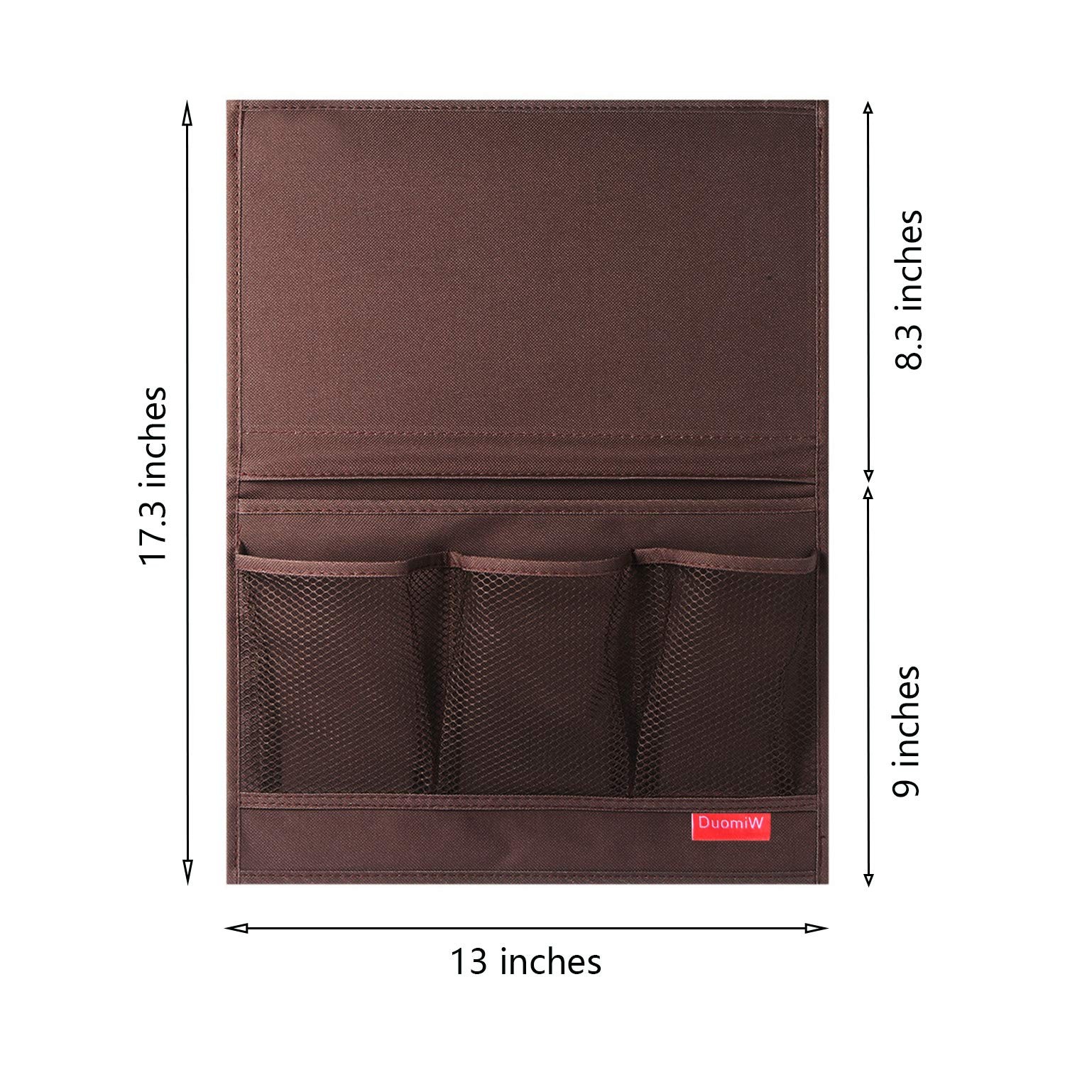 Bedside Storage Organizer Caddy Table Cabinet TV Remote Control Brown