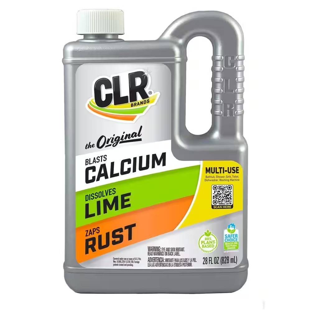 CLR 28 oz. Calcium, Lime and Rust Remover (1-Pack )EPA Safer Choice, bleach