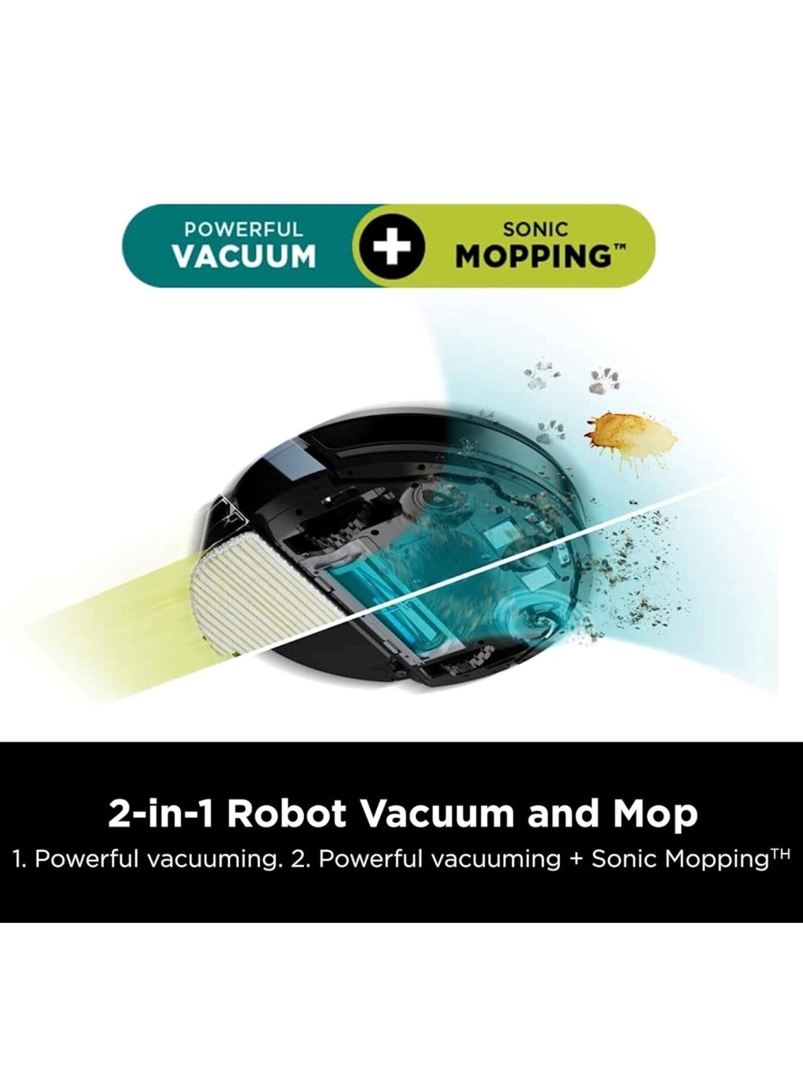 Shark AI Ultra 2-in-1 Robot Vacuum & Mop w Sonic Mopping AV2610WA (AAA10)(III44)