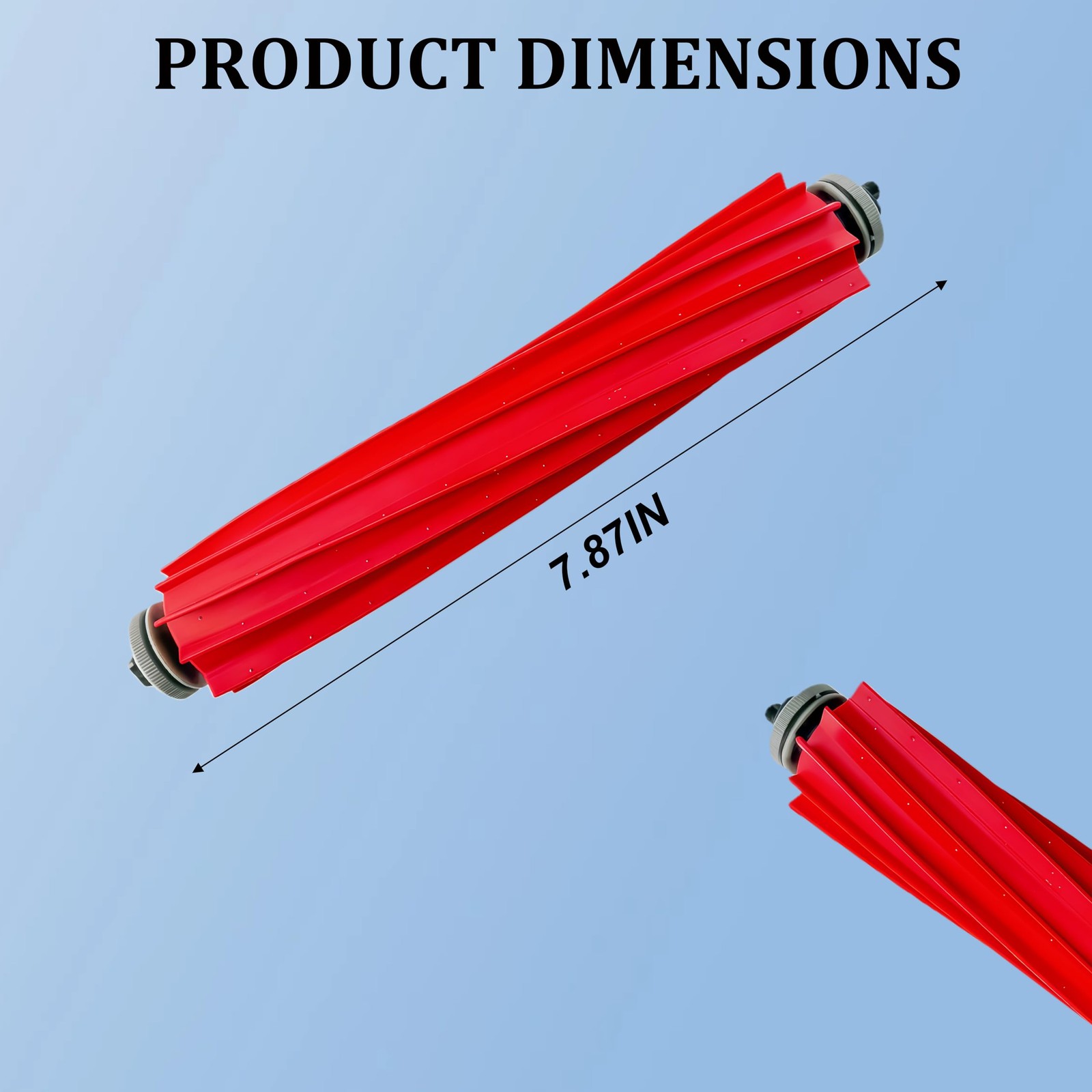 Rubber Main Brush Replacement for Roborock S7 Series, Q Revo Series Vacuum