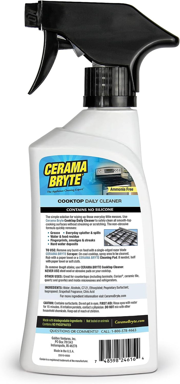 Daily Spray Cooktop and Stove Top Cleaner for Glass & Pads Combo Kit – Ceramic S