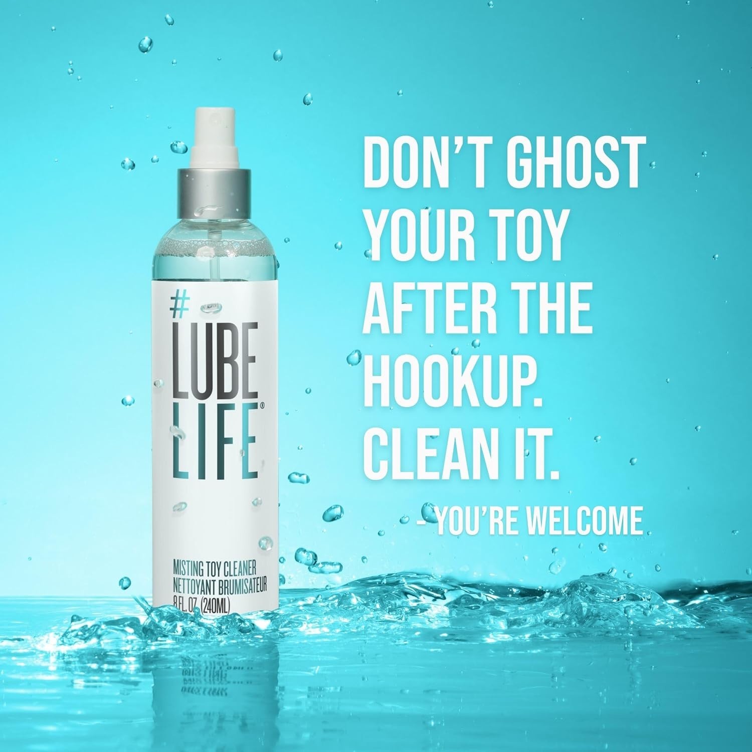 LUBELIFE All-Purpose Misting Toy Cleaner, Sprays Perfect, 8 fl oz | All-Purpo…