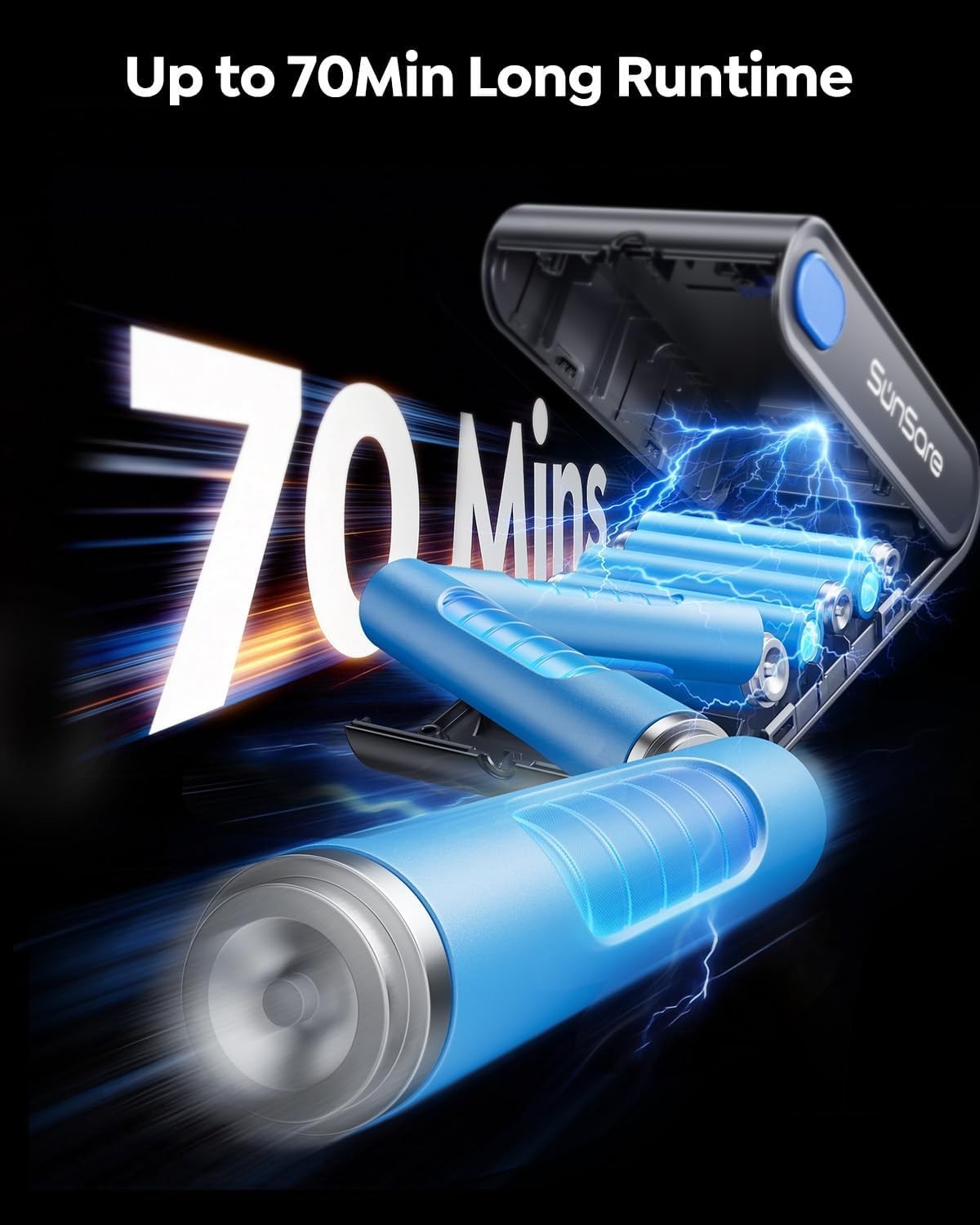 Cordless Vacuum Cleaner Stick Vacuum Pet Carpet Hard Floor Auto Mode Aromathe…