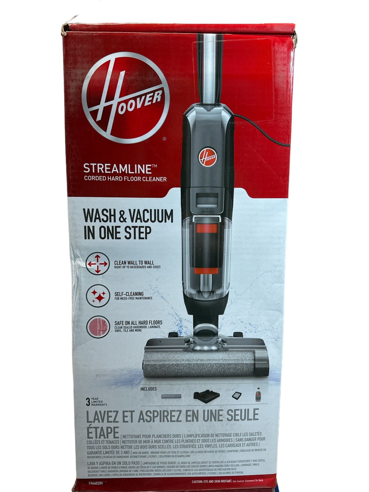 Hoover Streamline Corded Hard Floor Cleaner FH46020V (OB)