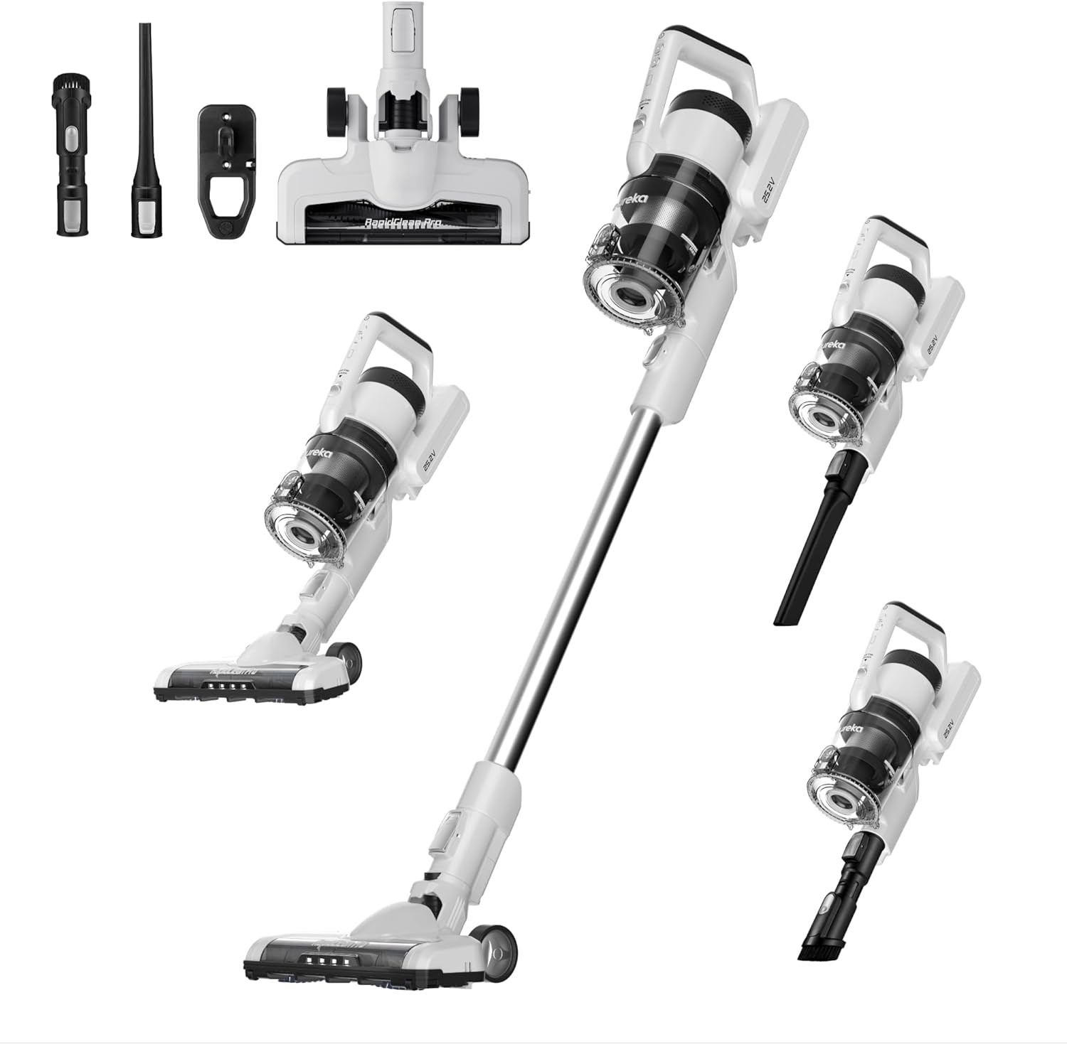 Cordless Vacuum Cleaner Lightweight 5.3 lbs Anti-Tangle Brushroll Up to 40 Mins