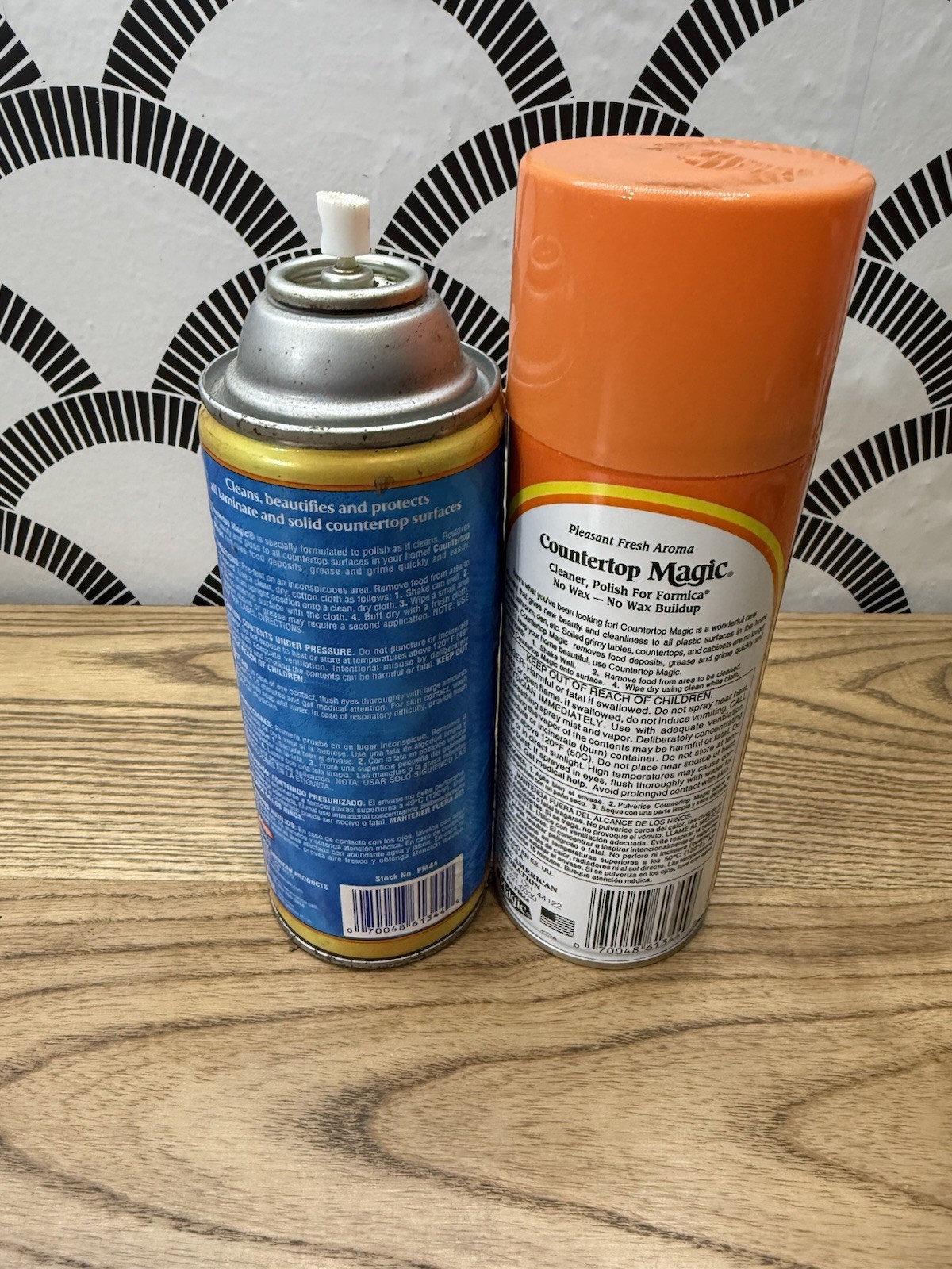 2x Countertop Magic 13 oz Cleaner Polish Formica Spray VTG READ