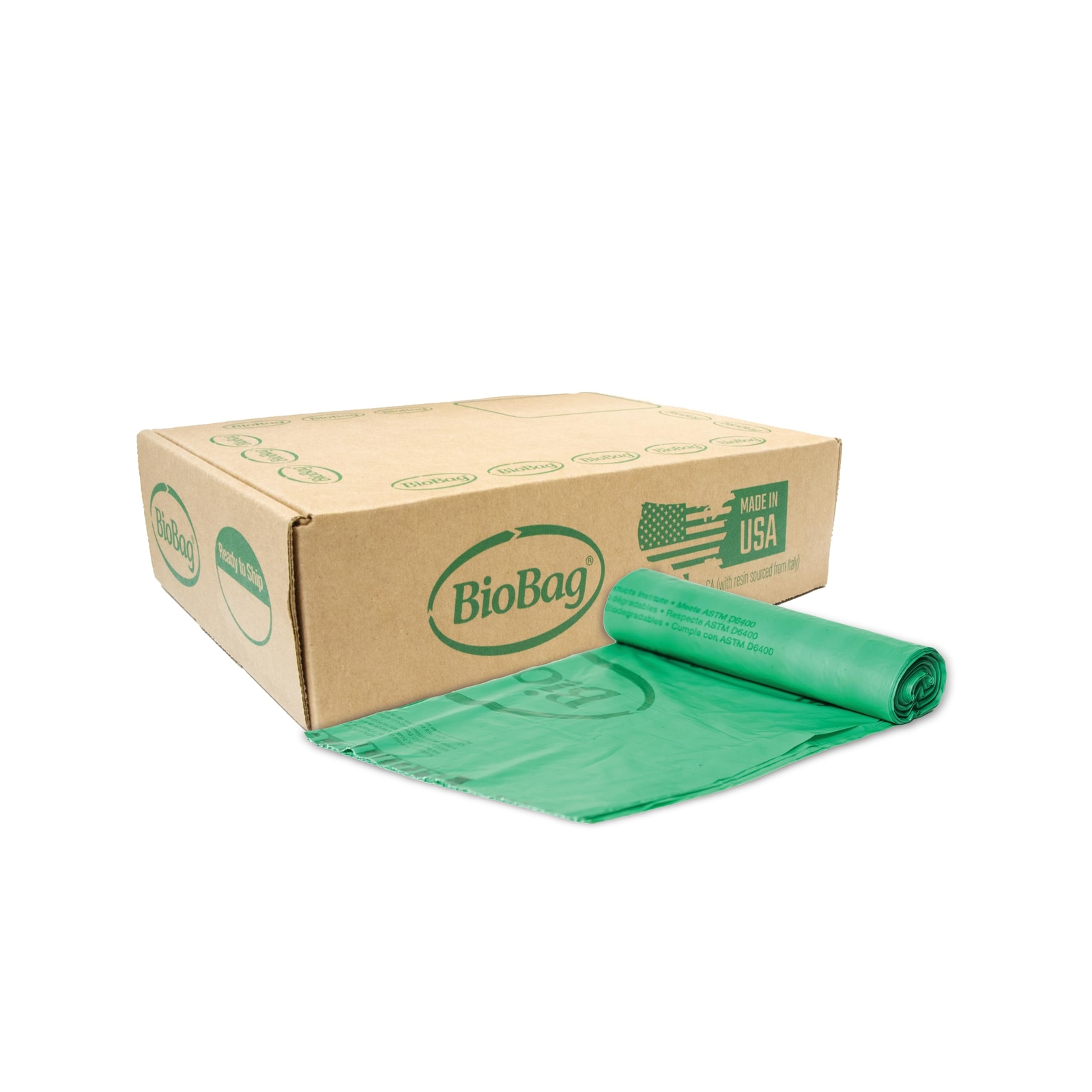 usa The Original Compostable Bag 13 Gallon 48 Total Count 100% Certified Compo