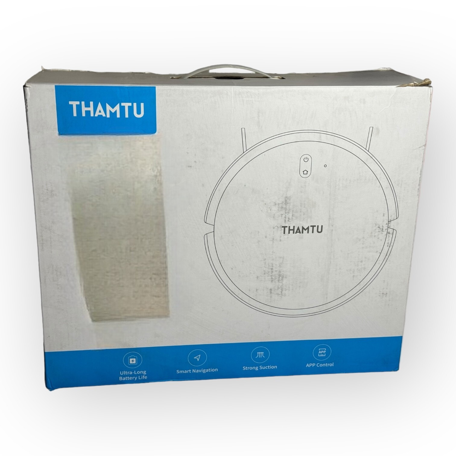 Thamtu G2 Robot Vacuum and Mop Combo, 130Min Runtime, APP&Voice Control, Robotic
